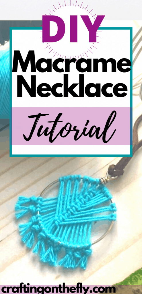 macrame necklace tutorial