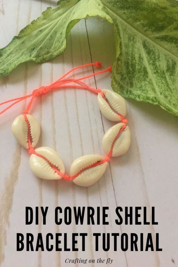 DIY Cowrie Shell Bracelet Tutorial - Crafting on the Fly