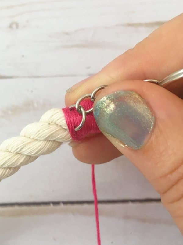 DIY Colorful Keychain Easy Step by Step Instructions - Crafting on the Fly