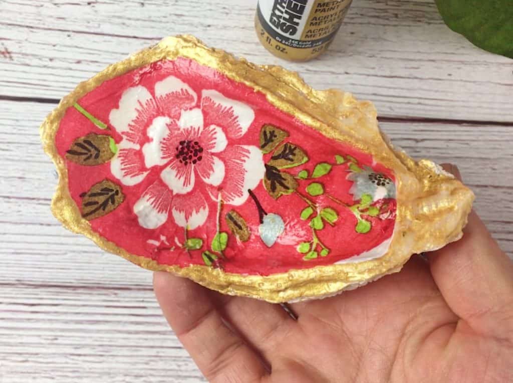 DIY Oyster Trinket Dish Tutorial - Crafting on the Fly