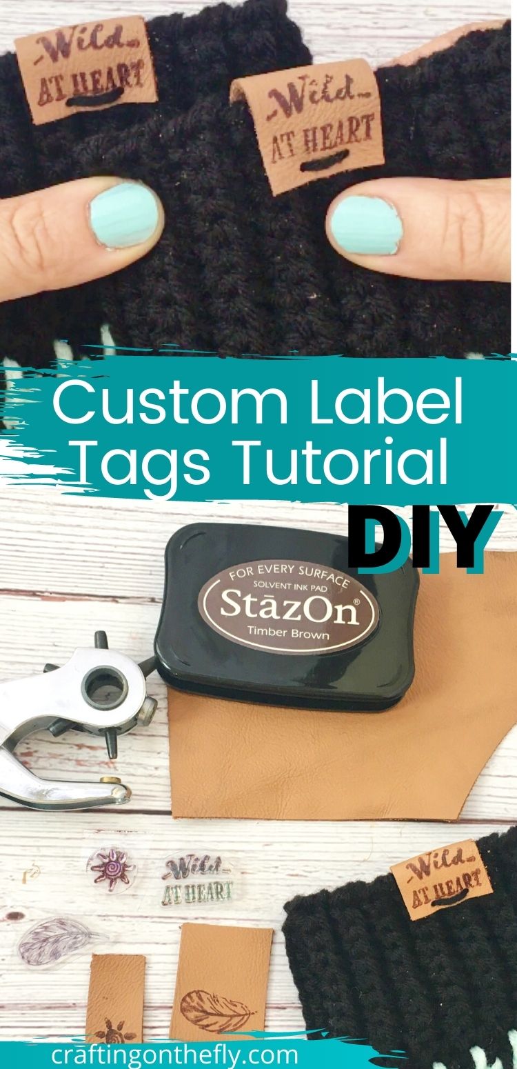 Easy DIY Custom Leather Label Tag Crafting on the Fly