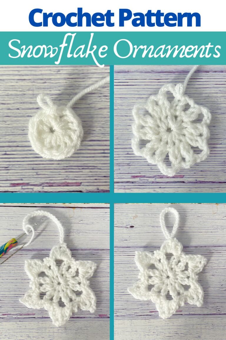 How to crochet a Snowflake Ornament Crafting on the Fly
